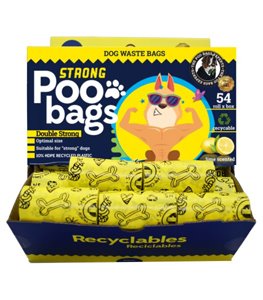 DISPLAY BOLSITAS POO STRONG LIMON (54)